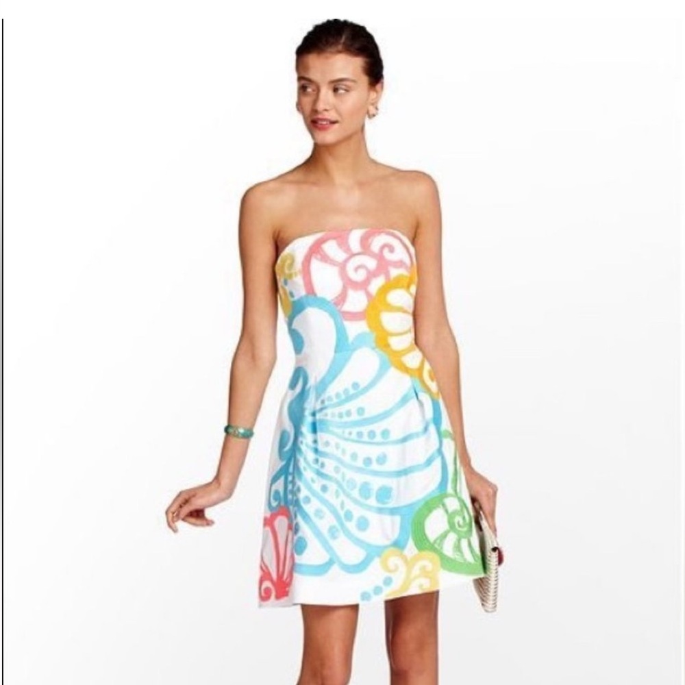 Lilly Pulitzer Strapless Dress - Size 0